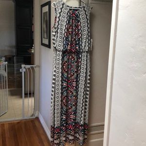 London Times jersey maxi dress.